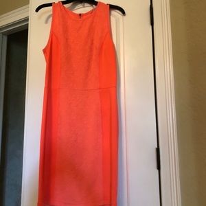 Orange dress by Rachel Roy